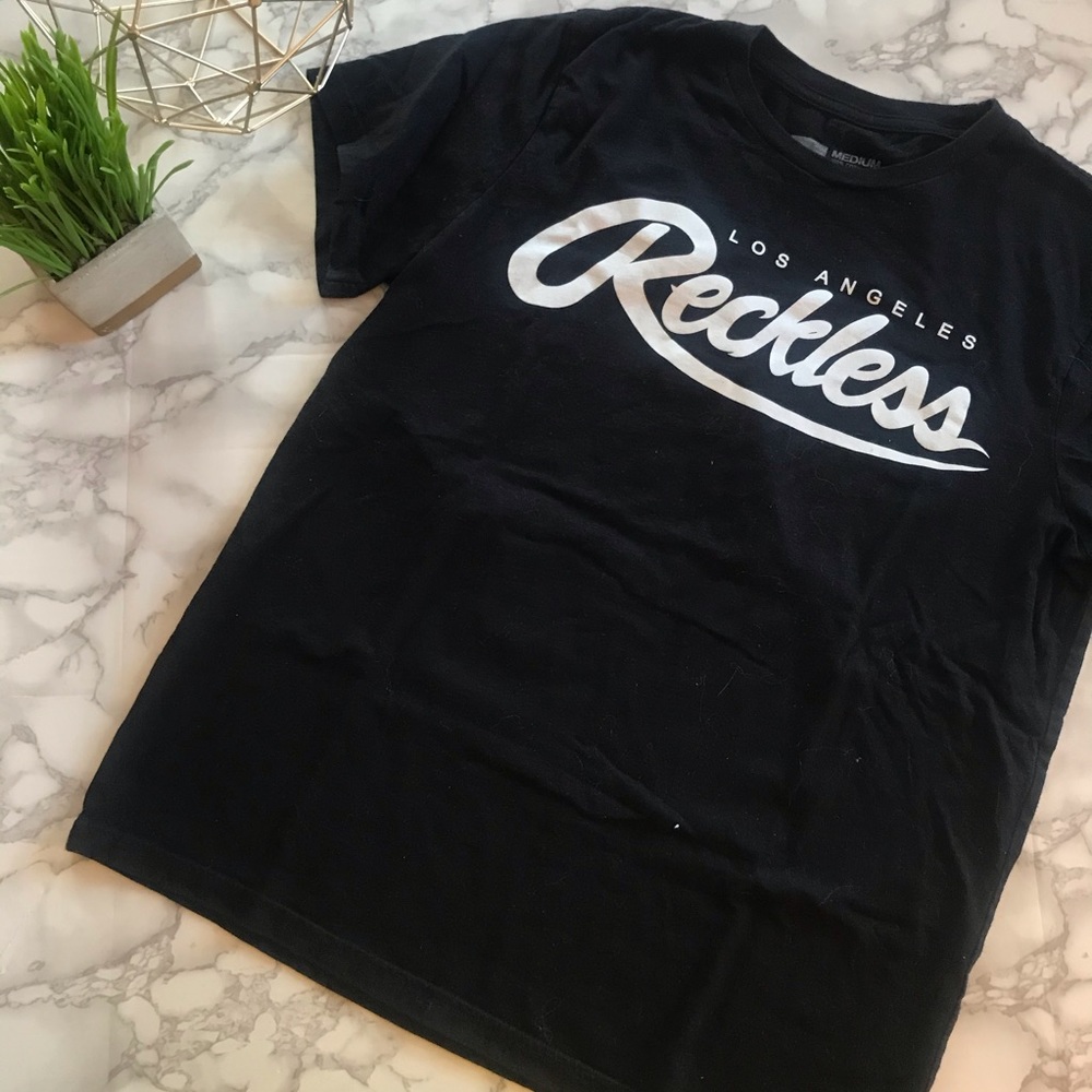 Young and Reckless Black T-shirt